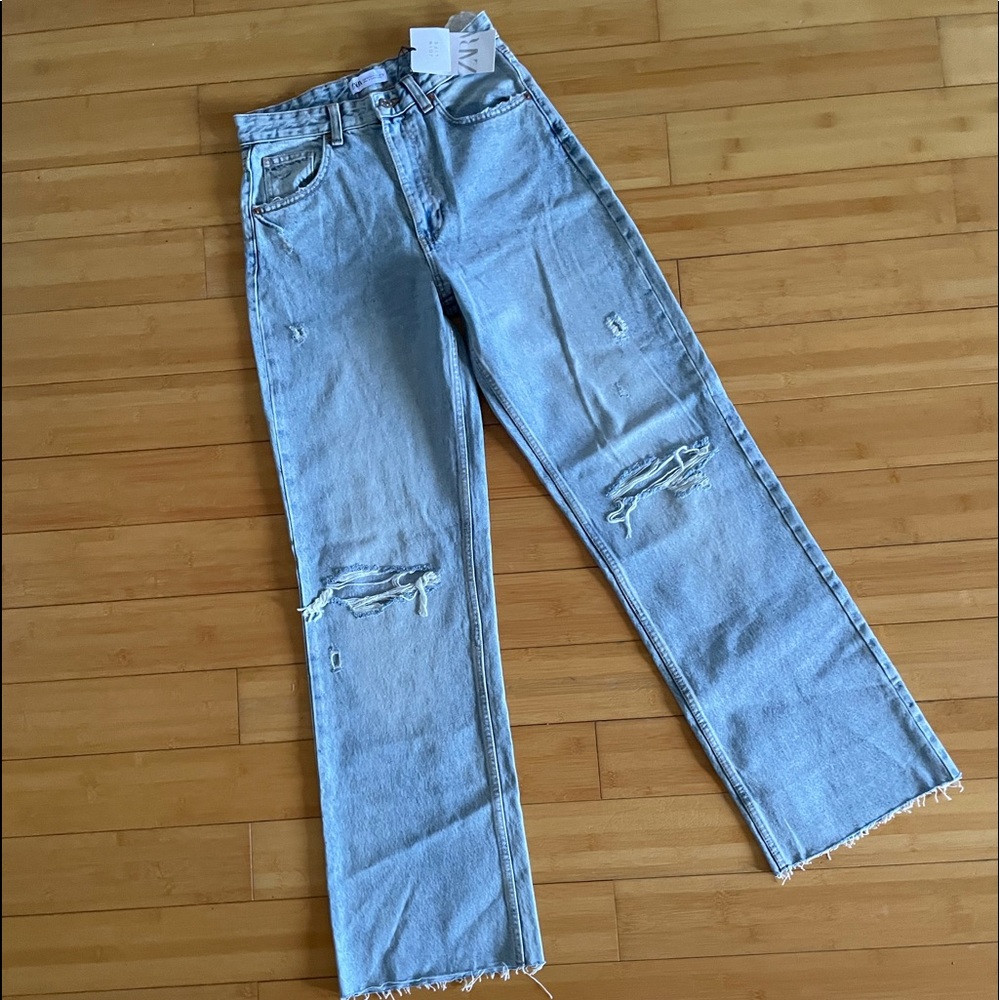 ZARA WIDE LEG JEANS - Picture 11 of 11
